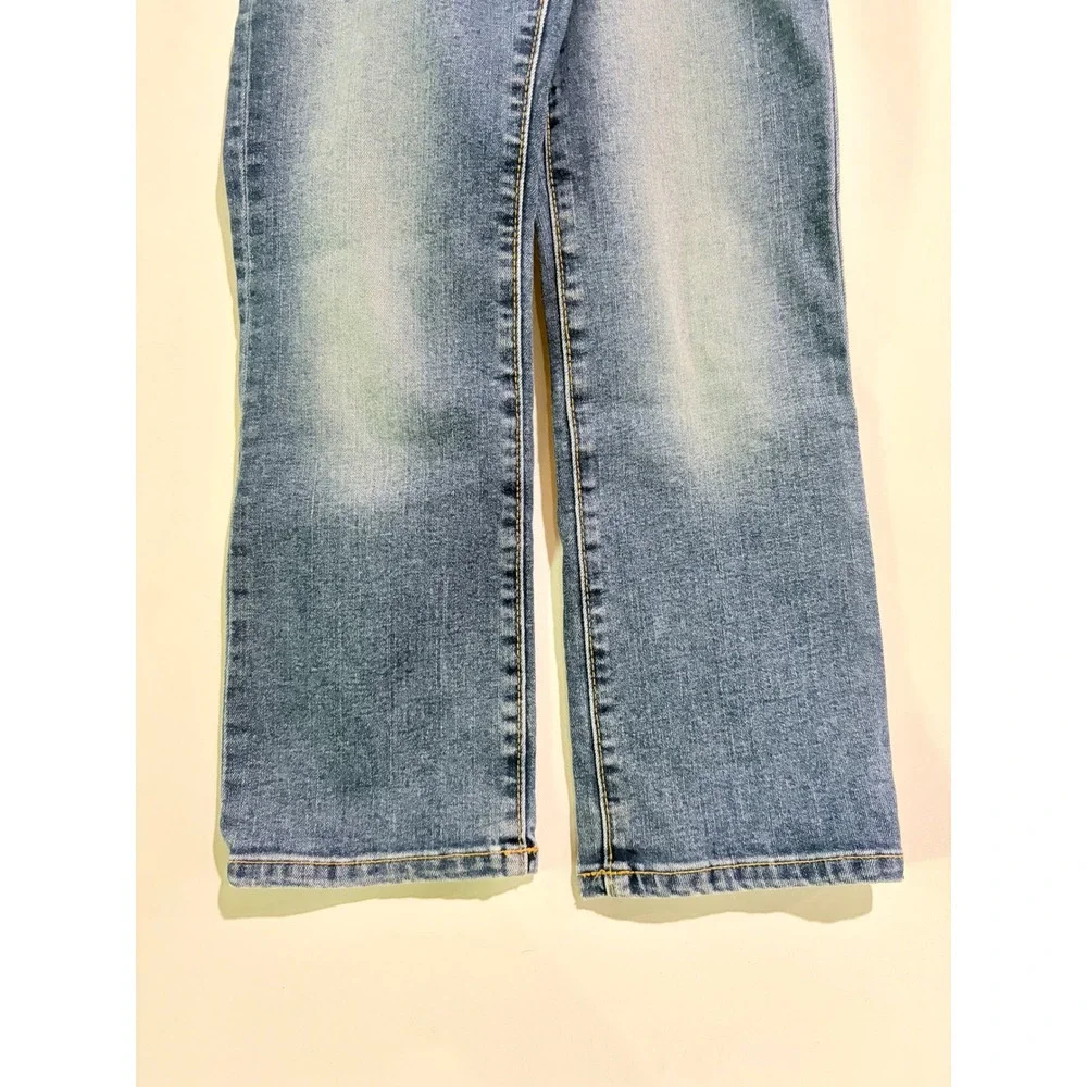 Old Navy Kids Medium Wash Bootcut Jeans Blue Denim Size 6 Casual Everyday Wear